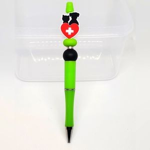 ‼️B2G1 Vet / Animal Care Beaded Pen, New